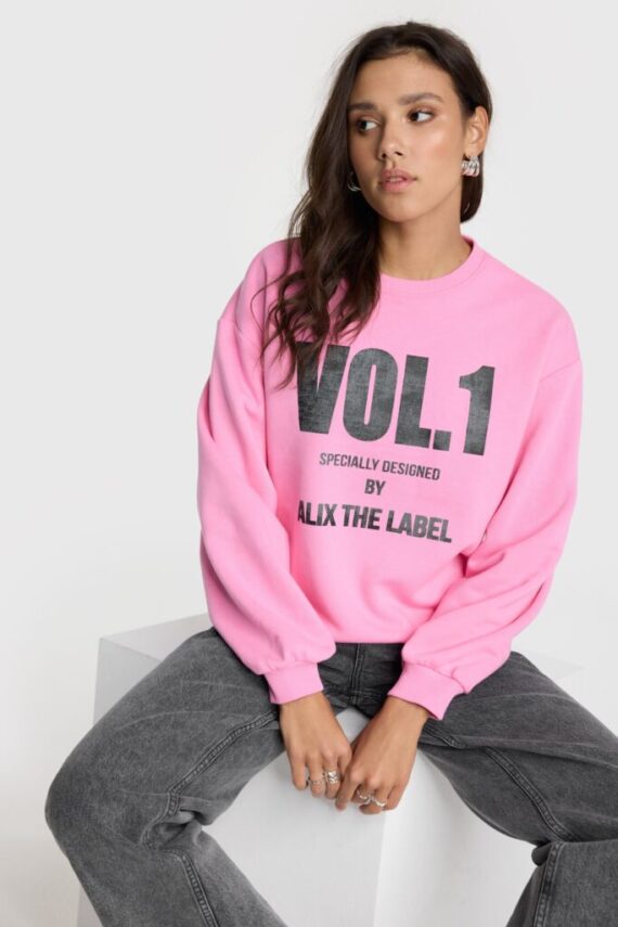 Vol.1 sweater pink Alix the label