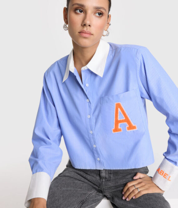 Cropped stripe blouse Alix the label