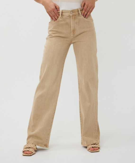 Trousers wide leg washed jeans Esqualo