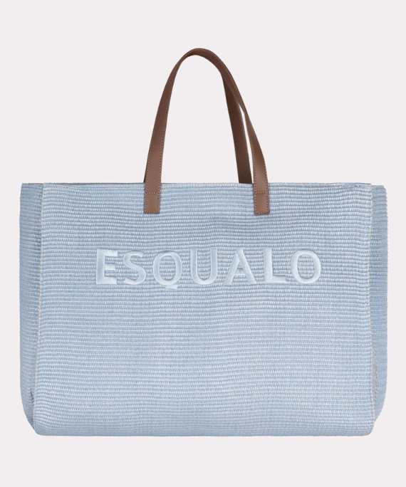 Bag embroidery blauw Esqualo