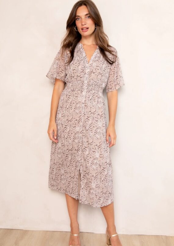 Mae jurk beige Freebird