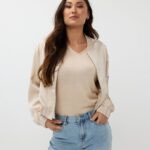 Jacket bomber satin Esqualo