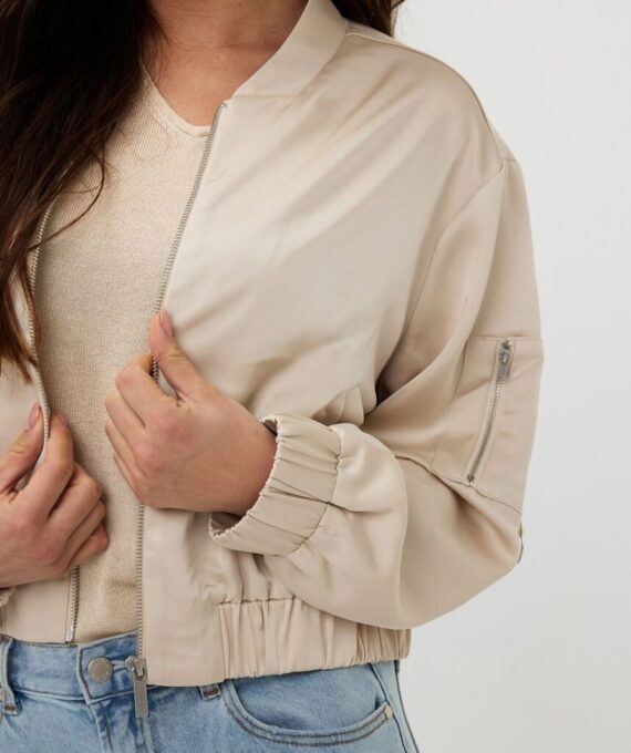 Jacket bomber satin Esqualo