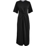 Mssevera midi modal dress black Minus