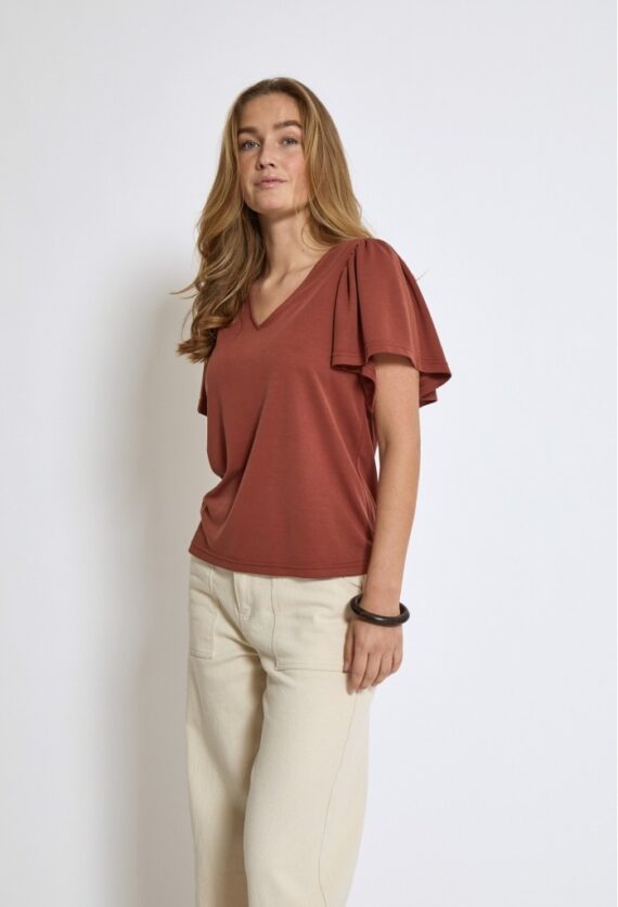 Msrianne v-neck t-shirt Minus
