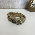 Canvas riem goud Trezz