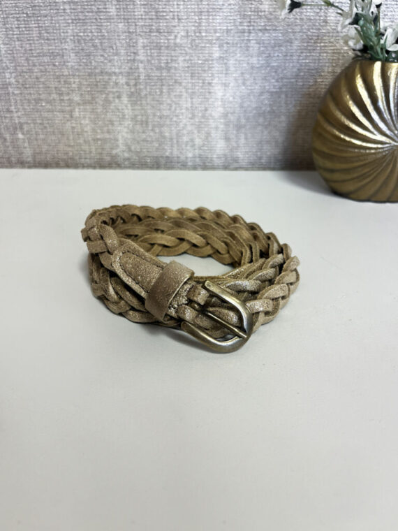 Canvas riem goud Trezz