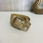 Metalica riem beige Trezz