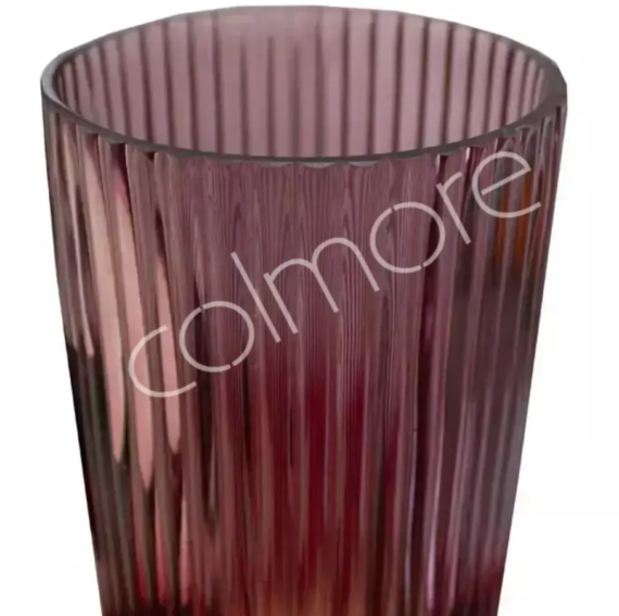 Vase purple/yellow glass Colmore