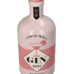 Vase gin bottle pink Kersten BV