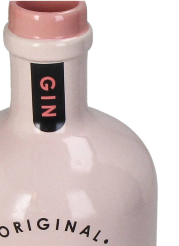 Vase gin bottle pink Kersten BV