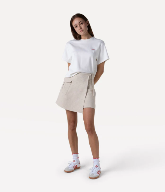Gwen skort feather grey Another Label