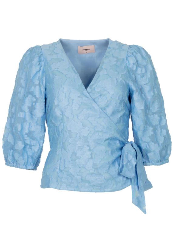 Bianca blouse clear blue Freebird