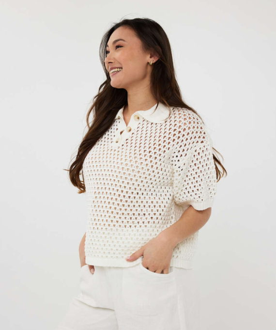 Sweater polo knit Esqualo