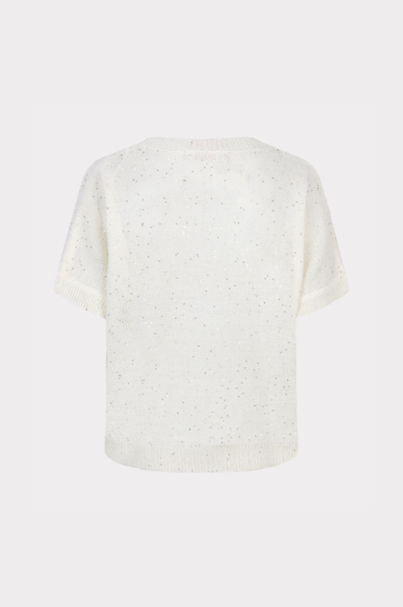 Sweater embroidery flowers Esqualo