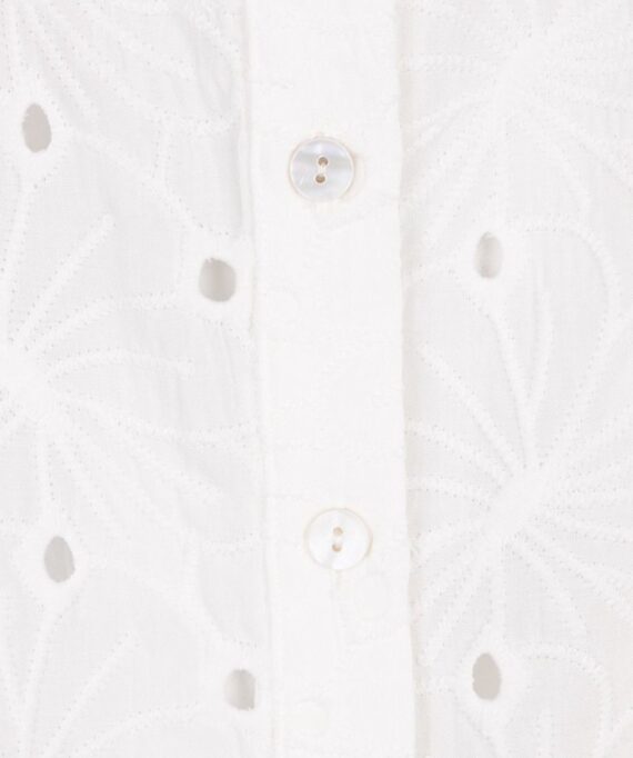 Blouse short embroidery flower Esqualo