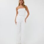 Trousers embroidery flower Esqualo