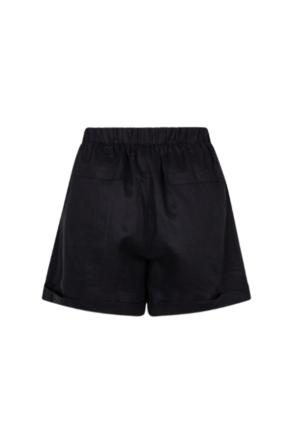 Short linen black Esqualo