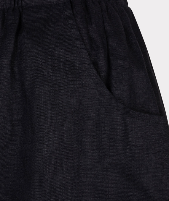 Short linen black Esqualo