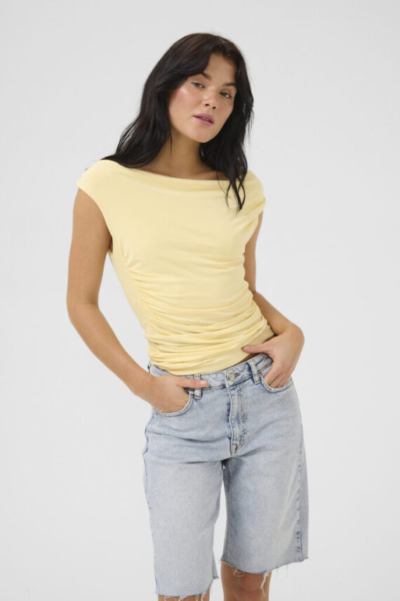 VistaMW Giggo top yellow My essential wardrobe