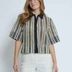 MSNila shirt black striped Minus