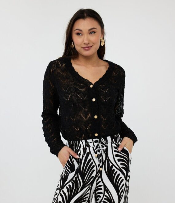 Cardigan fancy knit Esqualo
