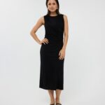 Dress long black Esqualo