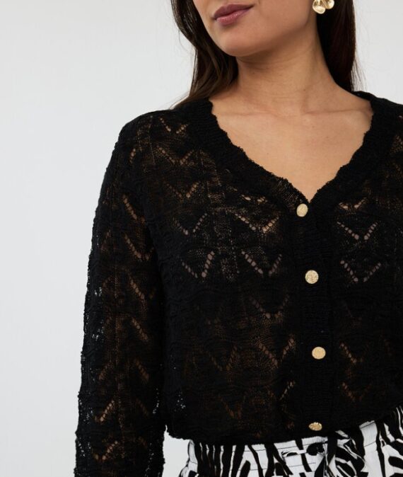 Cardigan fancy knit Esqualo