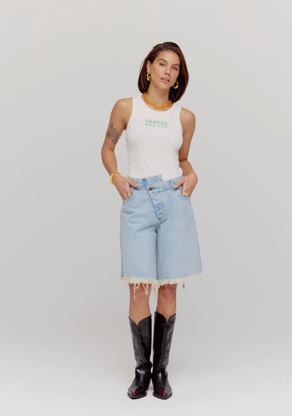 Dionne shorts Harper and Yve