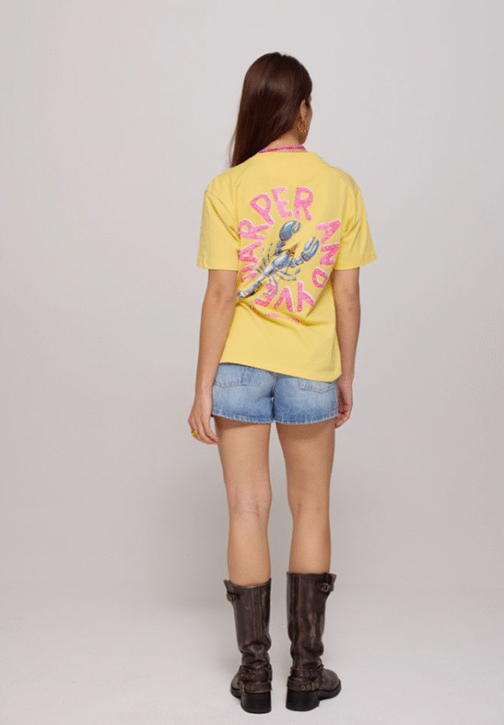 Lobbi t-shirt yellow Harper and Yve