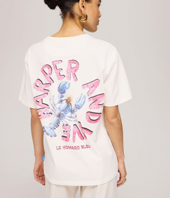 Lobbi t-shirt ecru Harper and Yve