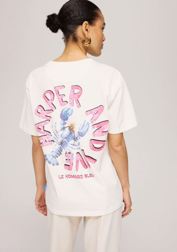 Lobbi t-shirt ecru Harper and Yve