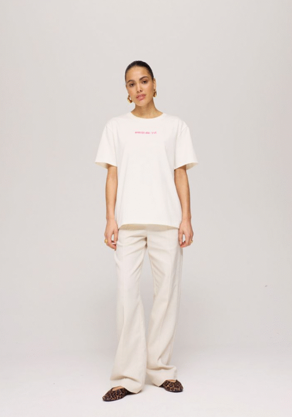 Lobbi t-shirt ecru Harper and Yve
