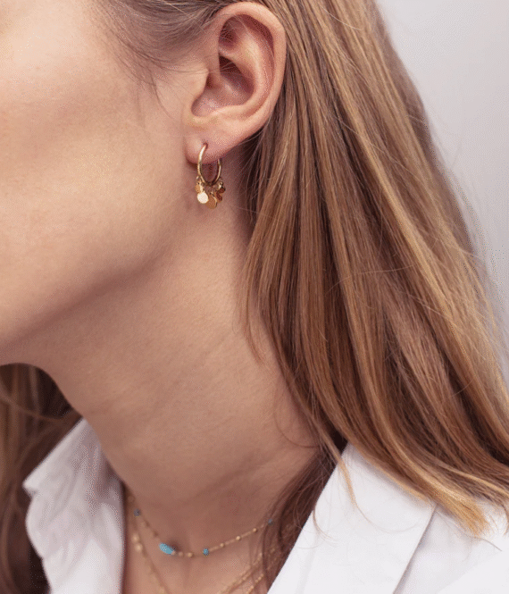 Confetti hoepel oorbellen ZAG Bijoux