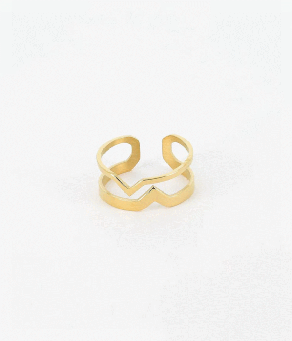 Wave ring ZAG Bijoux