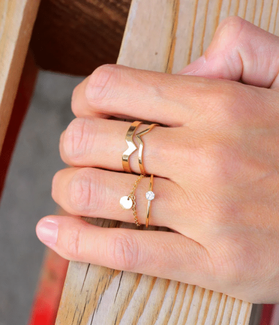 Wave ring ZAG Bijoux