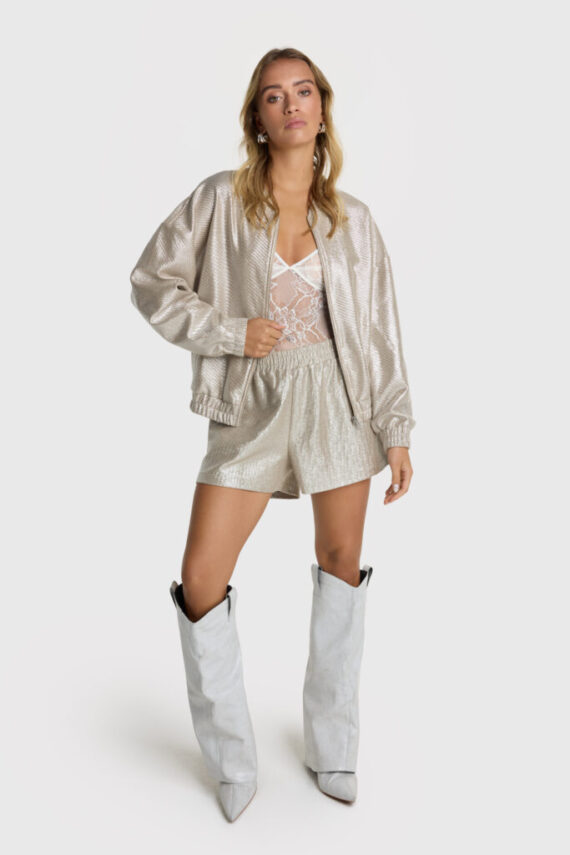 Foil shorts Alix the label