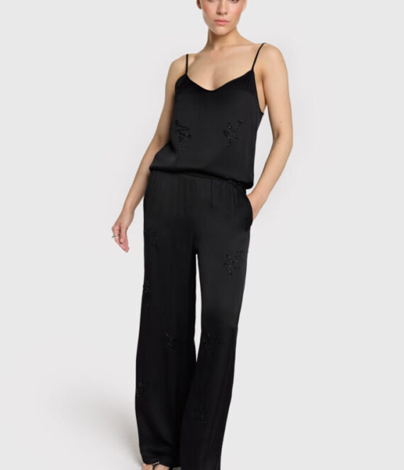 Satin beaded pants Alix the Label