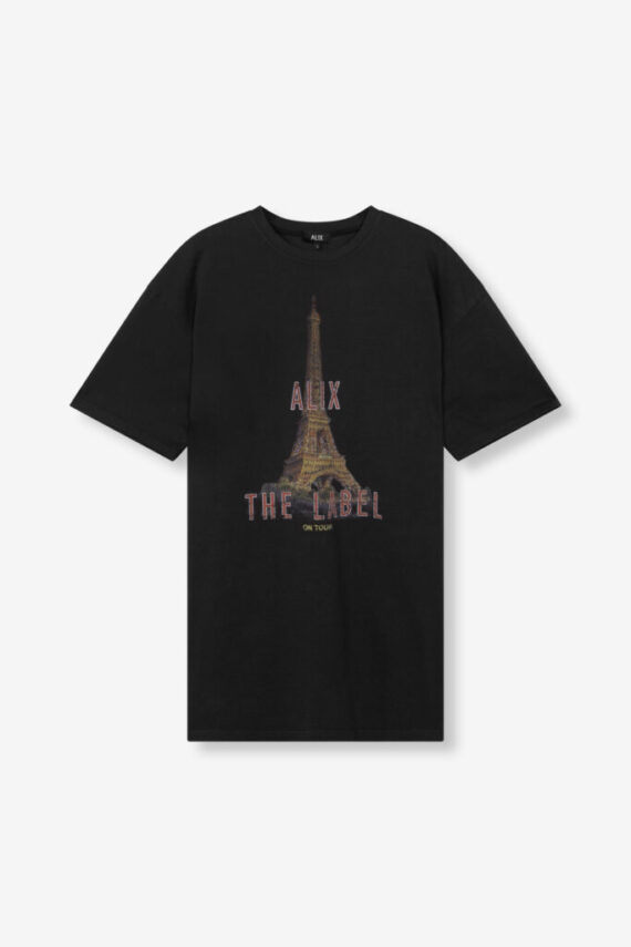 Ladies knitted paris t-shirt Alix the Label