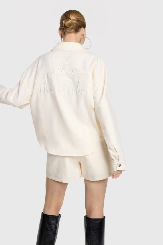 Ladies woven twill jacket Alix the Label