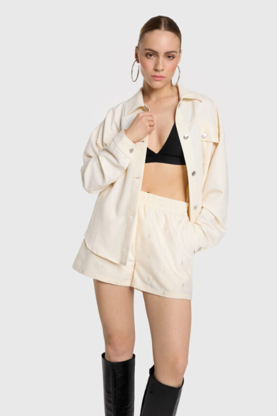 Ladies woven twill jacket Alix the Label