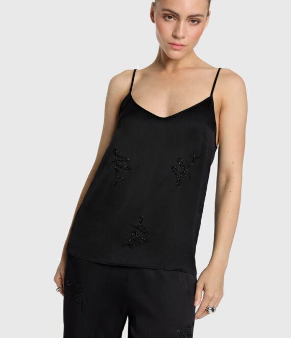 Satin beaded camisole Alix the Label