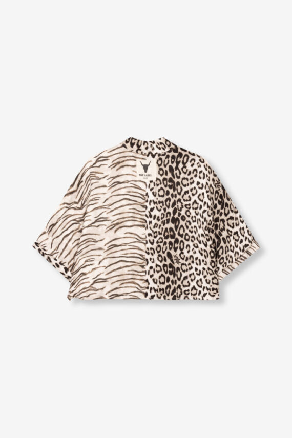 Ladies woven mix blouse Alix the Label