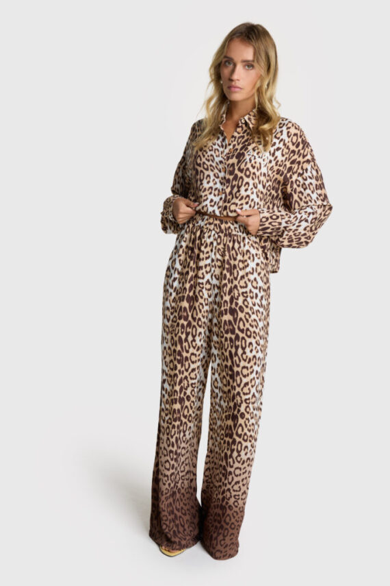 Animal crepe blouse Alix the Label