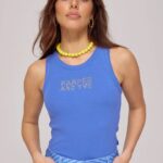 Yenn top blue Harper and Yve