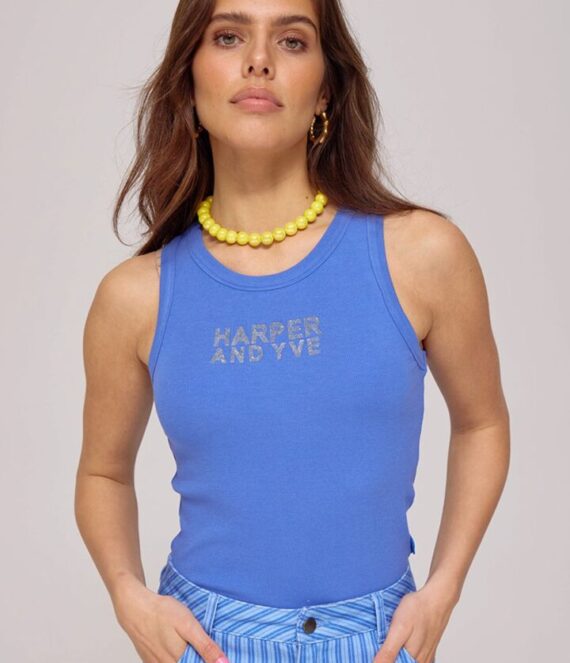 Yenn top blue Harper and Yve