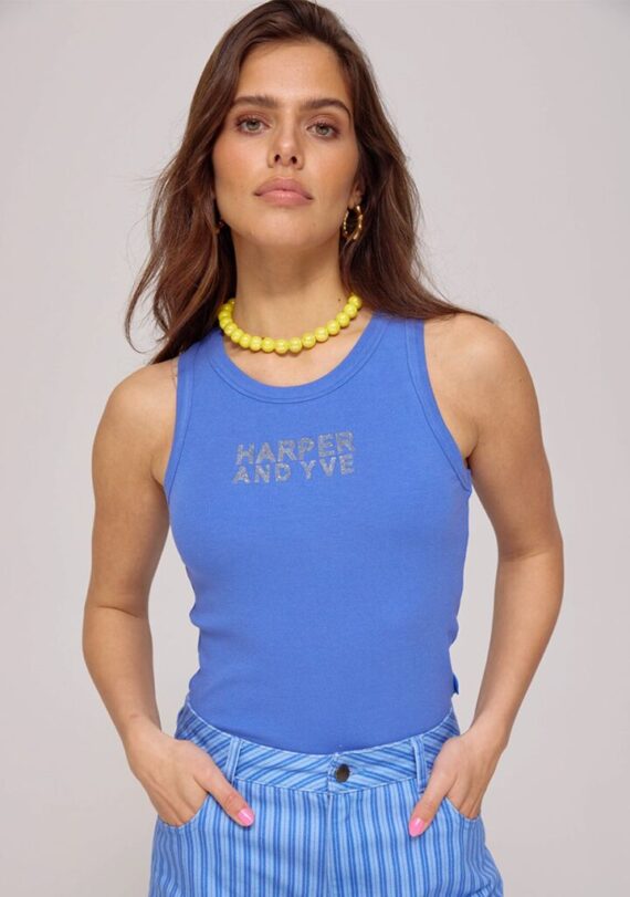 Yenn top blue Harper and Yve