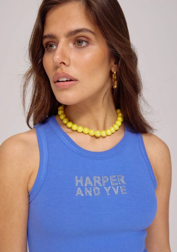 Yenn top blue Harper and Yve