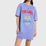 Colourfull the label t-shirt dress Alix the label