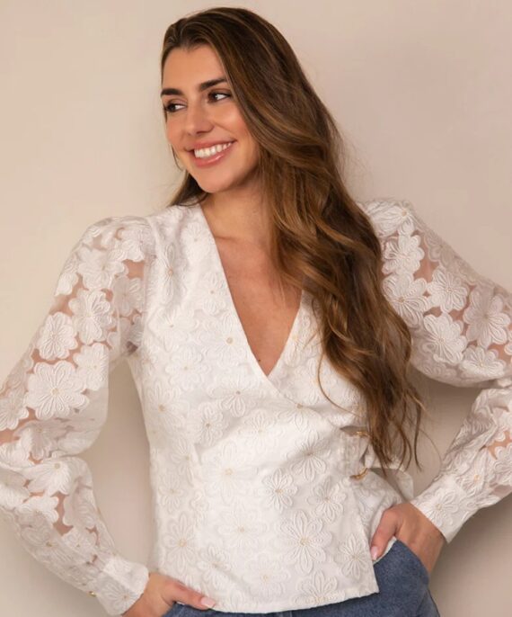 Bianca blouse off white Freebird - Afbeelding 6